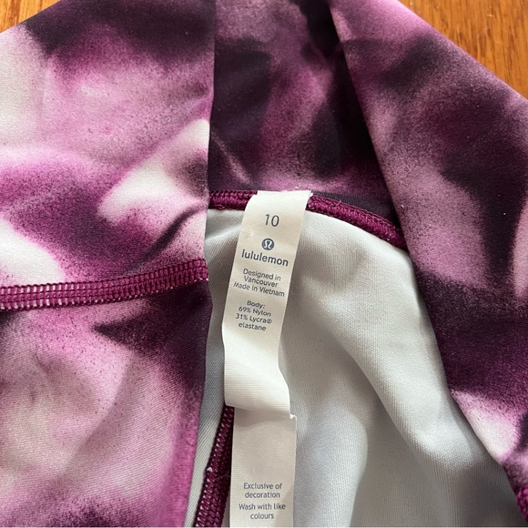 🏷️4 for $25🏷️ Lululemon Train Times Leggings Pink Pattern - Picture 4 of 4